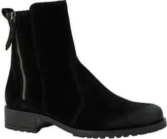 Paul Green Cheyenne Faux Fur Lined Bootie in Black Soft Suede at Nordstrom, Size 6.5Us