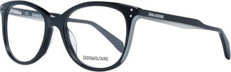 Zadig&Voltaire Accessoires, Dames, Blauw, ONE Size, Zwarte Cat Eye Optische Monturen