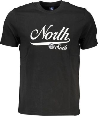 North Sails Cotton T-Shirt - Heren - T-shirts - Zwart - XL - Katoen - Tops
