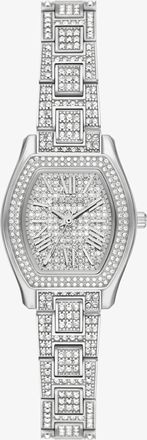 Michael Kors Petite Chelsea Pav&eacute; Silver-Tone Watch