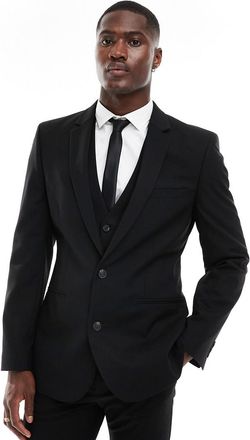 Asos new skinny suit jacket in black