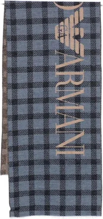 Emporio Armani Tartan Scarf