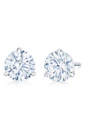 Kwiat Round Brilliant Cut Diamond & Platinum Stud Earrings -.75ct. at Nordstrom