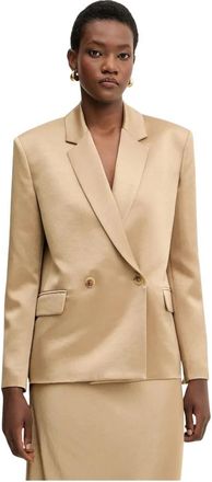Liviana Conti Tailored Blazer - Dames - Blazers - Beige - L - Polyester - Jassen