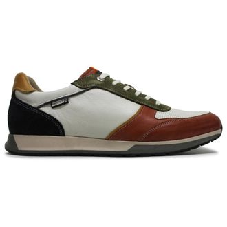 Pikolinos Cambil M5N-6111 Leather Mens Comfort Trainers - Brick - Size:UK 11.5-12