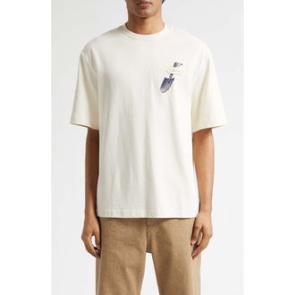Jacquemus Le T-Shirt Pelle Embroidered T-Shirt in Embroidered Shovel at Nordstrom, Size Xx-Large