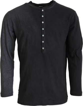 Dsquared2 Dsquared&sup2; Cotton Linen Long Sleeves Pullover Mens Sweater