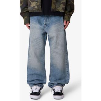 mnml Ultra Baggy Jeans in Western Blue at Nordstrom, Size 34