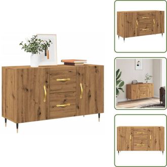 vidaXL Credenza rovere - vidaXL Credenza Rovere Artigianale 100x36x60 cm in Legno Multistrato - Credenza da cucina