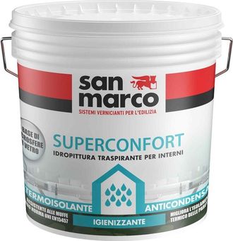 San Marco Superconfort pittura traspirante termica bianca lt 14