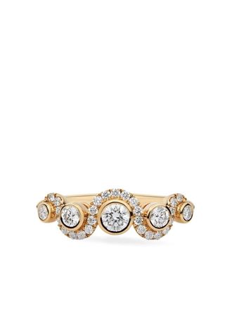 Lark & Berry Anello in oro giallo 18kt con diamanti