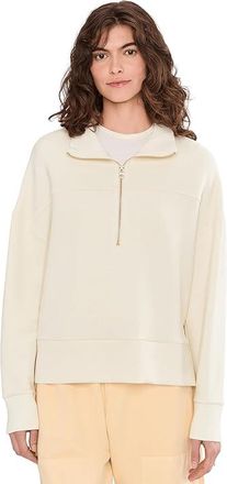 Varley Kayleigh 1/2 Zip Sweat Womens Sweatshirt Pristine : XXS, Elastane/Polyester/Viscose