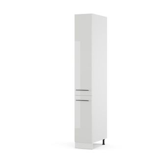 Vicco Armario De Farmacia Fame-line, Blanco Alto Brillo, 30 Cm