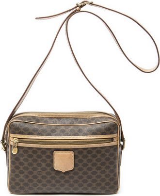 Celine Pre-owned Womens Zip Crossbody Shoulder Bag - Brown - One Size
