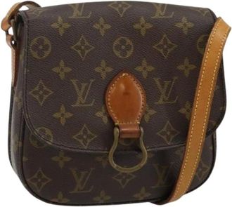Louis Vuitton Pre-owned Cross Body Bags, female, Brown, Size: ONE SIZE Pre-owned Vintage Canvas Cross Body Bag