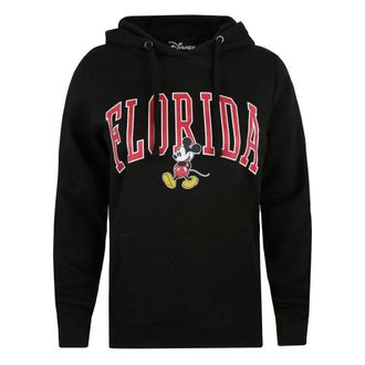 Disney Dames/dames Florida Mickey Mouse Varsity Hoodie (Zwart)