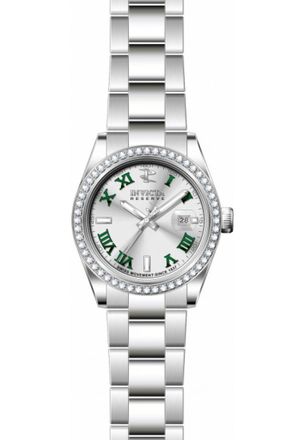 Invicta IN-51095 Mens Elite Diamond Watch - Silver - One Size