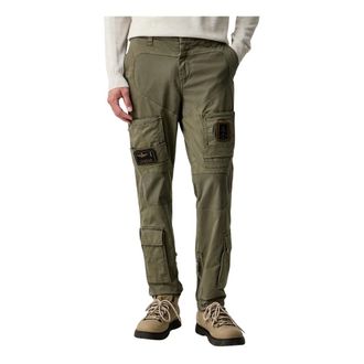 Aeronautica Broeken, Heren, Groen, XL, Katoen, Straight Broeken