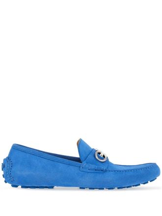 Ferragamo Mocassini con fibbia Gancini - Blu
