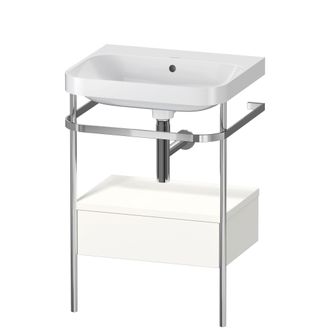 Duravit Set C-bonded Duravit Happy D.2 Plus Con Consola Met&aacute;lica Y Caj&oacute;n