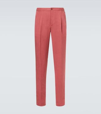 Rubinacci Pleated tapered pants