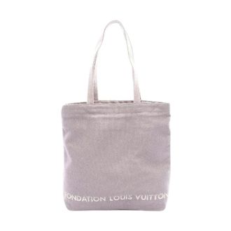 Louis Vuitton Pre-owned Tote Bags, female, Gray, Size: ONE SIZE Pre-owned Vintage Canvas Tote