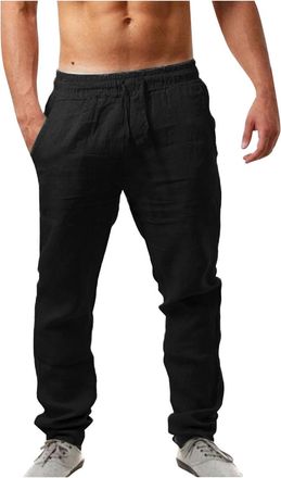 Generic Cargo Pants Men, Mens Sweat Pants Work Trousers Men Elasticated Waist Mens Cargo Trousers Base Layer Mens Bottoms Baggy Joggers Sweatpants with Multi 