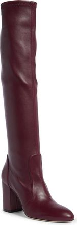 Stuart Weitzman Yuliana Knee High Slouch Boot in Cabernet at Nordstrom Rack, Size 8.5