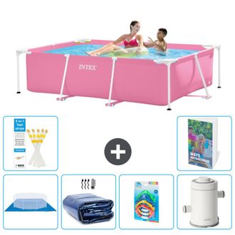 Intex Piscina Con Estructura Rectangular - 220x150x60 Cm - 7-piezas S123
