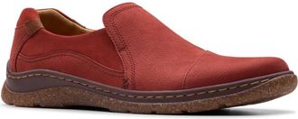Clarks Womens Orlene Slip, Chestnut Nubuck, 7.5 Wide