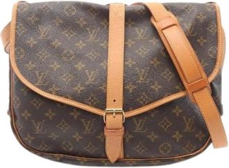 Louis Vuitton Pre-owned Cross Body Bags, female, Brown, Size: ONE SIZE Pre-owned Canvas Cross Body Bag