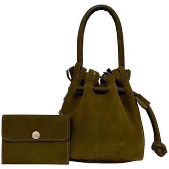 Ferragamo Suede Leather Handbag (Pre-Owned)