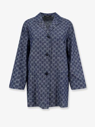 Gucci Camicia in cotone con motivo GG all-over - GUCCI - gender_Woman