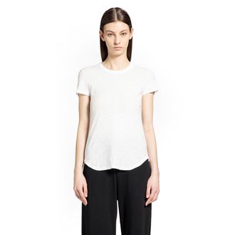 James Perse Sheer Slub Crew Neck Tee