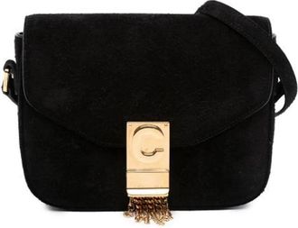 Celine Pre-owned Pampille C Bag - Dames - Vintage Schoudertas - Zwart - ONE Size - Leer - Vintage