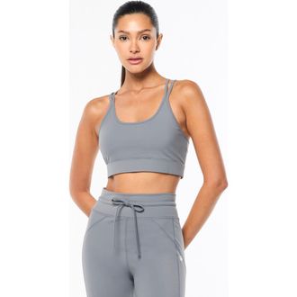 Sergio Tacchini Silvia Sports Bra in Quiet Shade at Nordstrom, Size Xx-Large