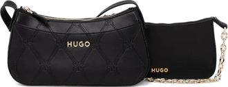 HUGO BOSS Borsa a tracolla con logo - Nero