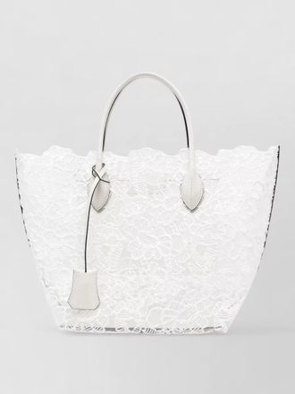Ermanno Scervino shoulder tote bag dual handles lace