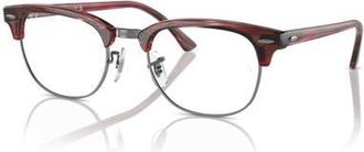 Ray-Ban 53mm Square optical glasses in Red at Nordstrom