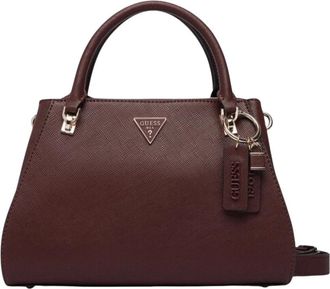 Guess Noelle II Luxury Satchel - - Bags - Donna - Marrone - ONE SIZE