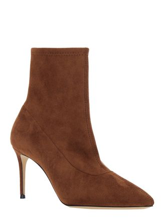 Casadei Womens Ankle Boots Stretch Camel Brown