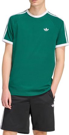 adidas 3-Stripes Cotton T-Shirt in Collegiate Green at Nordstrom, Size Xx-Large