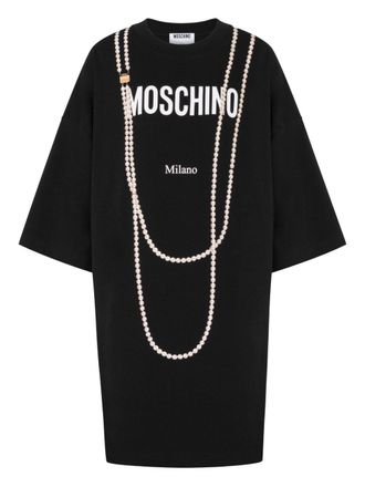 Moschino Loose-Fitting Black Silk