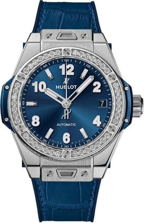 Hublot Big Bang Automatic Diamond Blue Dial Unisex Watch 465.SX.7170.LR.1204