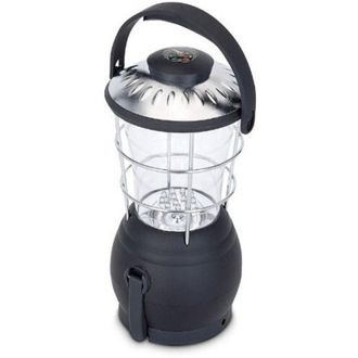 Trade Shop Trade Shop - L&aacute;mpara Port&aacute;til 12 Led L&aacute;mpara De Cortina Acampada Con Asa Y Br&uacute;jula