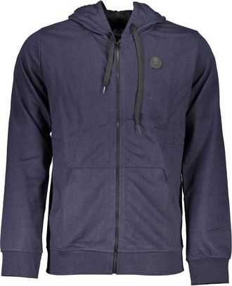 Gian Marco Venturi Blue Cotton Mens Mens Hoodie