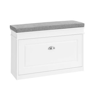 SoBuy Sobuy - Banco Zapatero Con 1 Caj&oacute;n Organizador Para Zapatos 75 X 24 X 51 Cm Fsr82-l-w Es