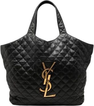 Saint Laurent Pre-owned Icare Shopping Tote - - Pre-owned - Donna - Nero - ONE SIZE