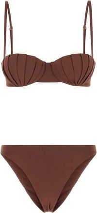 AMOTEA Serena Bikini - Dames - Bikinis - Bruin - XS - Nylon - Badmode