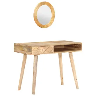 vidaXL Tocador De Madera Maciza De Mango 100x50x76 Cm Vidaxl